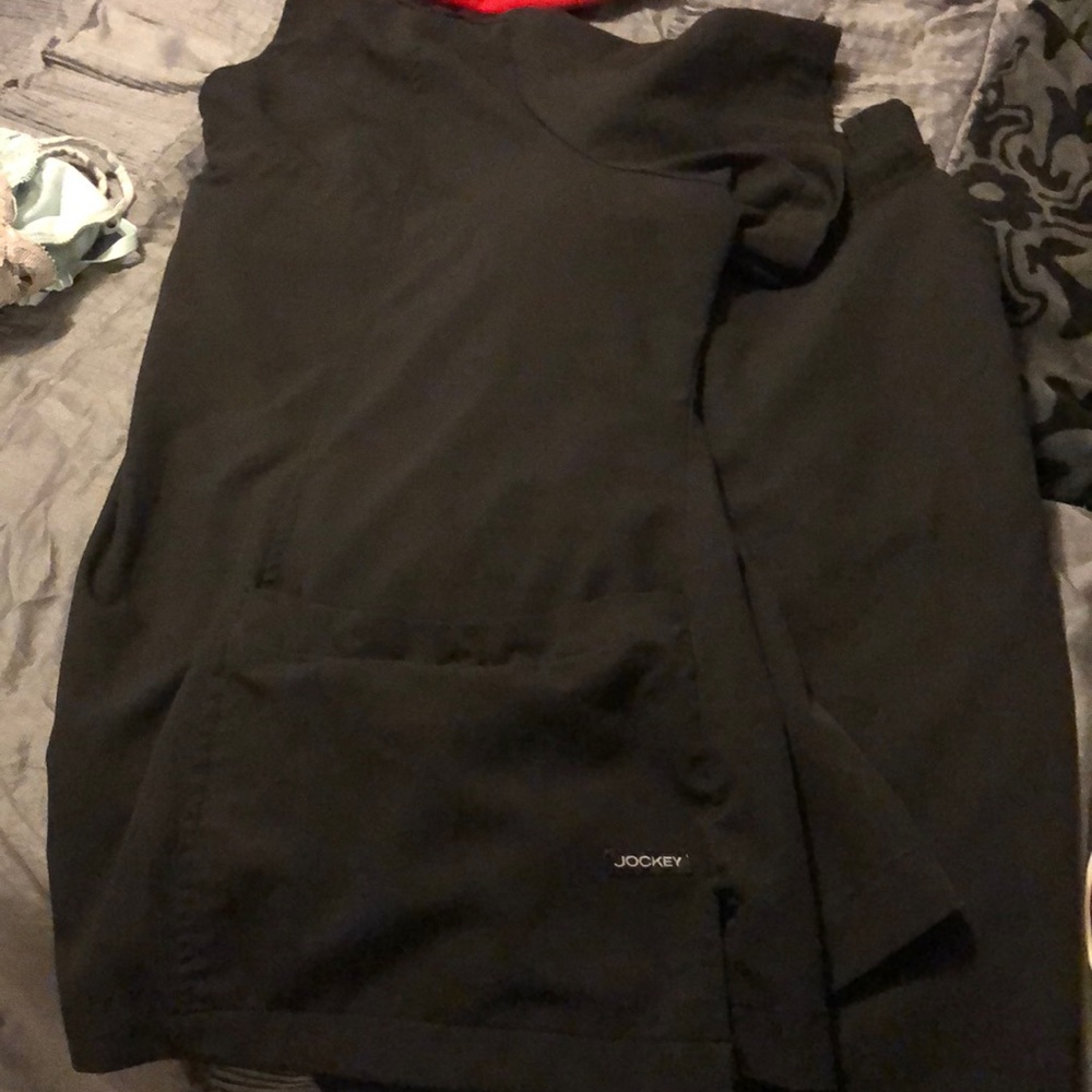 Extra large black jockey scrubs